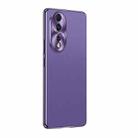 For Honor 80 Starshine Frosted Series Airbag Shockproof Phone Case(Purple) - 1