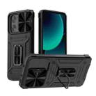 For Xiaomi Redmi K60 Ultra Camshield Robot TPU Hybrid PC Phone Case(Black) - 1