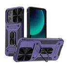 For Xiaomi Redmi K60 Ultra Camshield Robot TPU Hybrid PC Phone Case(Purple) - 1