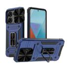 For Xiaomi Redmi Note 13 Pro 5G Camshield Robot TPU Hybrid PC Phone Case(Blue) - 1