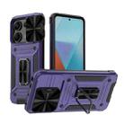 For Xiaomi Redmi Note 13 Pro 5G Camshield Robot TPU Hybrid PC Phone Case(Purple) - 1