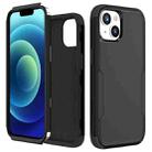 For iPhone 15 Plus Commuter Shockproof TPU + PC Phone Case(Black) - 1