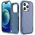 For iPhone 15 Pro Commuter Shockproof TPU + PC Phone Case(Royal Blue+Grey Green) - 1