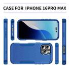 For iPhone 16 Pro Max Commuter Shockproof TPU + PC Phone Case(Royal Blue) - 3