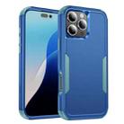 For iPhone 16 Pro Max Commuter Shockproof TPU + PC Phone Case(Royal Blue+Grey Green) - 1