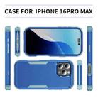 For iPhone 16 Pro Max Commuter Shockproof TPU + PC Phone Case(Royal Blue+Grey Green) - 3