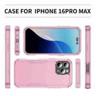 For iPhone 16 Pro Max Commuter Shockproof TPU + PC Phone Case(Pink) - 3