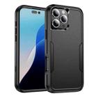 For iPhone 16 Pro Max Commuter Shockproof TPU + PC Phone Case(Black) - 1