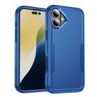 For iPhone 16 Plus Commuter Shockproof TPU + PC Phone Case(Royal Blue) - 1