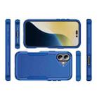 For iPhone 16 Plus Commuter Shockproof TPU + PC Phone Case(Royal Blue) - 3