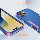 For iPhone 16 Plus Commuter Shockproof TPU + PC Phone Case(Royal Blue+Pink) - 2