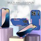 For iPhone 17 Pro Max Commuter Shockproof TPU + PC Phone Case(Royal Blue+Pink) - 2
