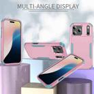 For iPhone 17 Pro Max Commuter Shockproof TPU + PC Phone Case(Pink+Grey Green) - 2