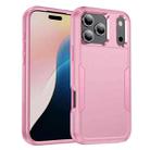 For iPhone 17 Pro Commuter Shockproof TPU + PC Phone Case(Pink) - 1