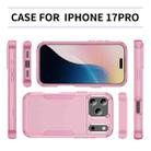 For iPhone 17 Pro Commuter Shockproof TPU + PC Phone Case(Pink) - 3
