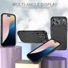 For iPhone 17 Pro Commuter Shockproof TPU + PC Phone Case(Black) - 2