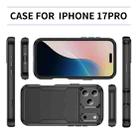 For iPhone 17 Pro Commuter Shockproof TPU + PC Phone Case(Black) - 3