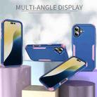 For iPhone 17 Commuter Shockproof TPU + PC Phone Case(Royal Blue+Pink) - 2