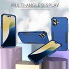 For iPhone 17 Commuter Shockproof TPU + PC Phone Case(Royal Blue+Black) - 2