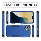 For iPhone 17 Commuter Shockproof TPU + PC Phone Case(Royal Blue+Black) - 3