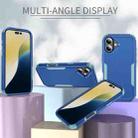 For iPhone 17 Commuter Shockproof TPU + PC Phone Case(Royal Blue+Grey Green) - 2