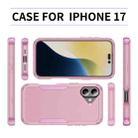 For iPhone 17 Commuter Shockproof TPU + PC Phone Case(Pink) - 3