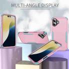 For iPhone 17 Commuter Shockproof TPU + PC Phone Case(Pink+Grey Green) - 2