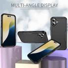 For iPhone 17 Commuter Shockproof TPU + PC Phone Case(Black) - 2
