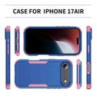 For iPhone 17 Air Commuter Shockproof TPU + PC Phone Case(Royal Blue+Pink) - 3