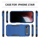 For iPhone 17 Air Commuter Shockproof TPU + PC Phone Case(Royal Blue+Black) - 3