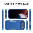 For iPhone 17 Air Commuter Shockproof TPU + PC Phone Case(Royal Blue+Grey Green) - 3