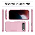 For iPhone 17 Air Commuter Shockproof TPU + PC Phone Case(Pink) - 3