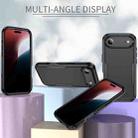 For iPhone 17 Air Commuter Shockproof TPU + PC Phone Case(Black) - 2