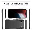 For iPhone 17 Air Commuter Shockproof TPU + PC Phone Case(Black) - 3