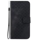 For OPPO Reno13 Pro Global Seven-shaped Embossed Leather Phone Case(Black) - 3