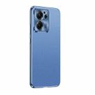 For Xiaomi Redmi K70S Starshine Frosted Series Airbag Shockproof Phone Case(Blue) - 1