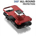 For iPhone 16 Pro Ring Holder Non-slip Shockproof Armor Phone Case(Red) - 3