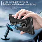 For Samsung Galaxy S23 Ultra 5G Camshield Robot TPU Hybrid PC Phone Case(Black) - 2