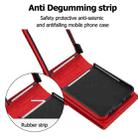 For Samsung Galaxy Z Flip7 5G V-shaped RFID Card Slot Phone Case with Ring Holder(Red) - 3