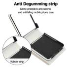 For Samsung Galaxy Z Flip7 5G Diamond Lattice RFID Card Slot Phone Case with Ring Holder(White) - 3