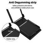 For Samsung Galaxy Z Flip7 5G Diamond Lattice RFID Card Slot Phone Case with Ring Holder(Black) - 3