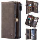 For iPhone XR CaseMe 018 Detachable Multi-functional Horizontal Flip Leather Case with Card Slot & Holder & Zipper Wallet & Photo Frame(Brown) - 1