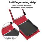 For Samsung Galaxy Z Flip7 5G Litchi Texture RFID Card Slot Phone Case with Ring Holder(Red) - 3