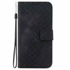 For Realme GT 6 / GT 6T / GT Neo6 / GT Neo6 SE Seven-shaped Embossed Leather Phone Case(Black) - 2