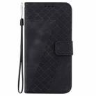 For Realme 13+ Global Seven-shaped Embossed Leather Phone Case(Black) - 3