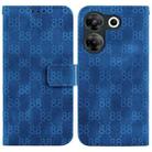 For Tecno Camon 20 Pro 5G Double 8-shaped Embossed Leather Phone Case(Blue) - 1