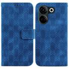 For Tecno Camon 20 Pro 4G / Camon 20 Double 8-shaped Embossed Leather Phone Case(Blue) - 1