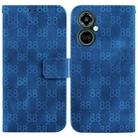 For Tecno Camon 19 Pro 5G Double 8-shaped Embossed Leather Phone Case(Blue) - 1