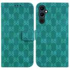 For Tecno Pova Neo 2 Double 8-shaped Embossed Leather Phone Case(Green) - 1