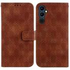 For Tecno Pova Neo 2 Double 8-shaped Embossed Leather Phone Case(Brown) - 1